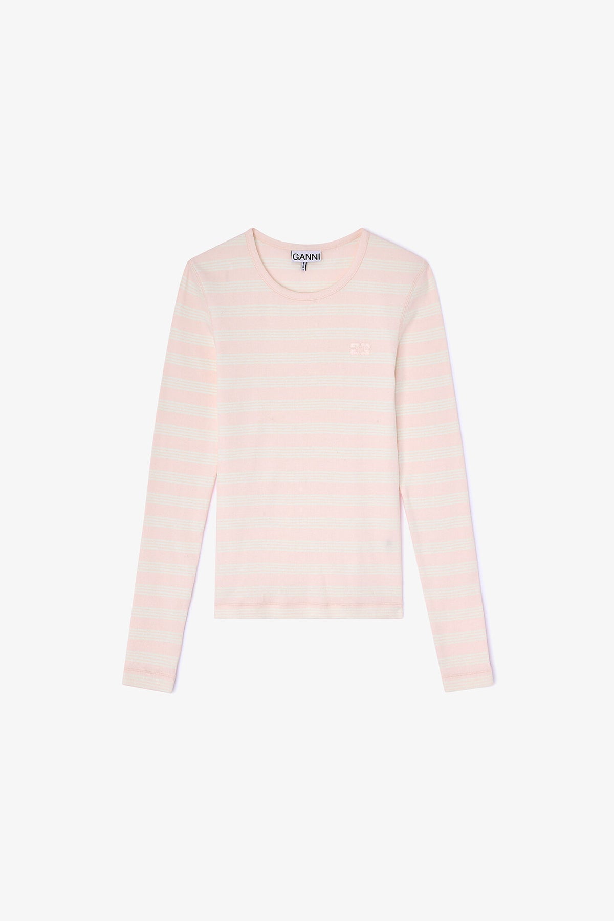Stripe Rib Long-sleeve