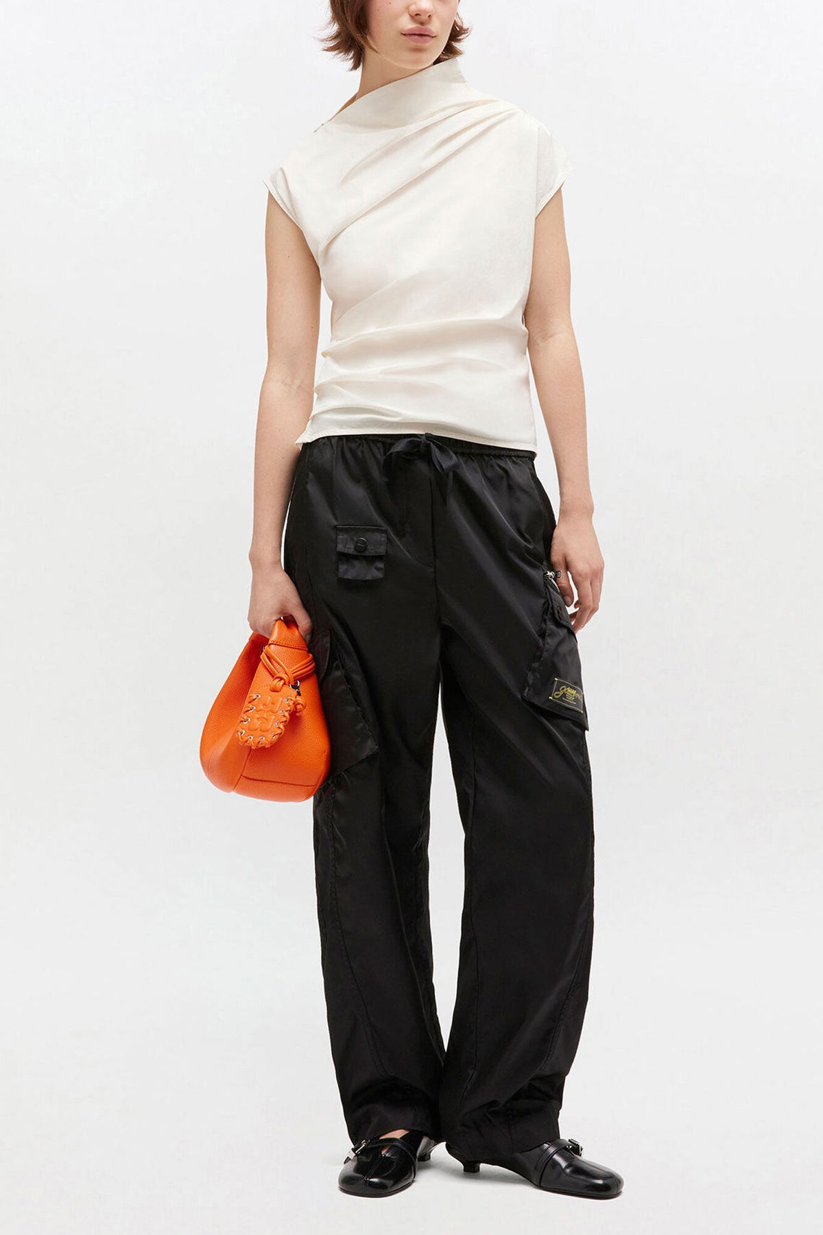 Ivory Ruched Top