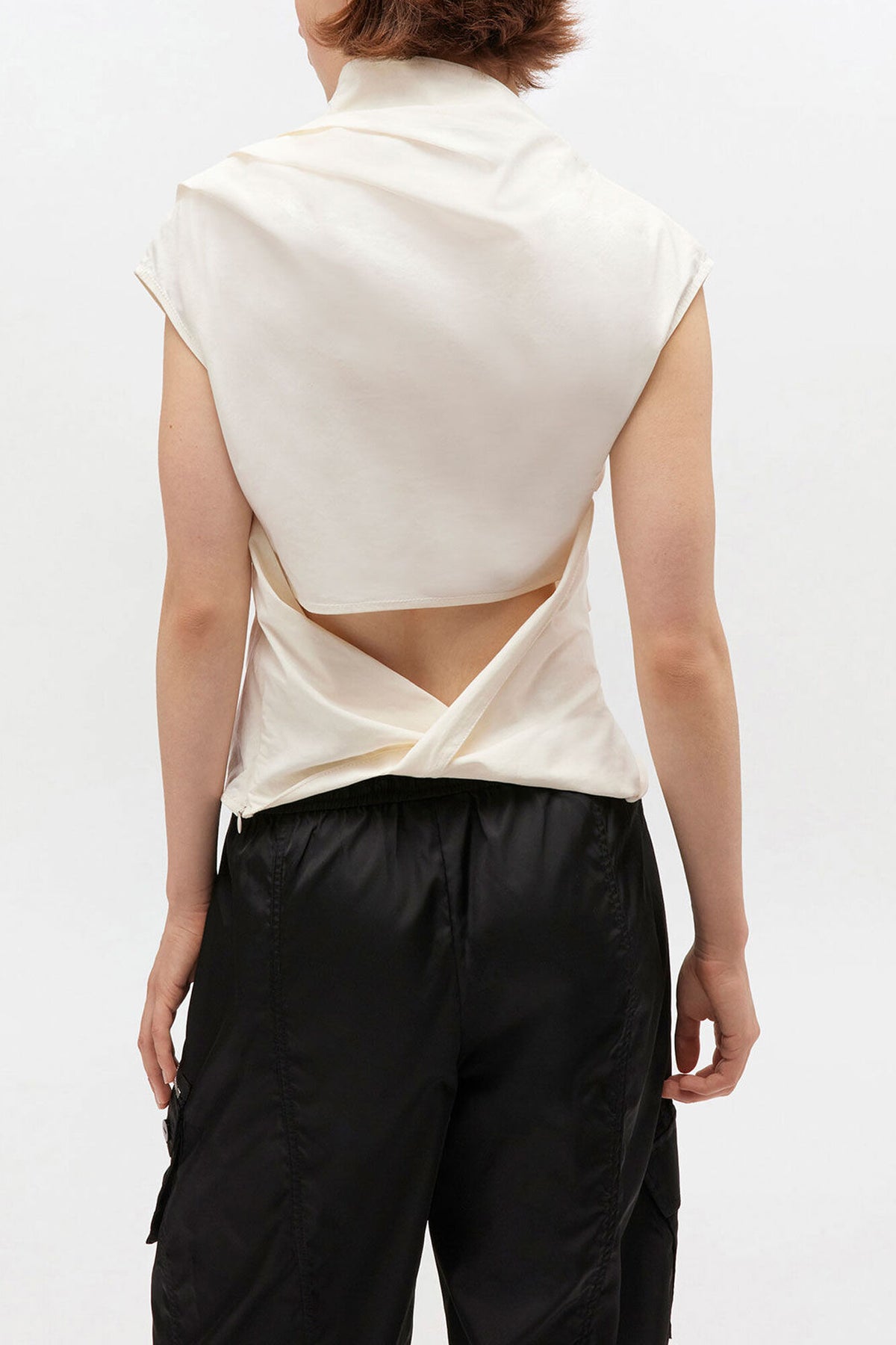 Ivory Ruched Top