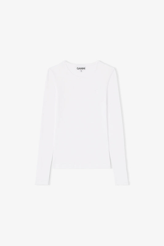Rib Long-sleeve Top