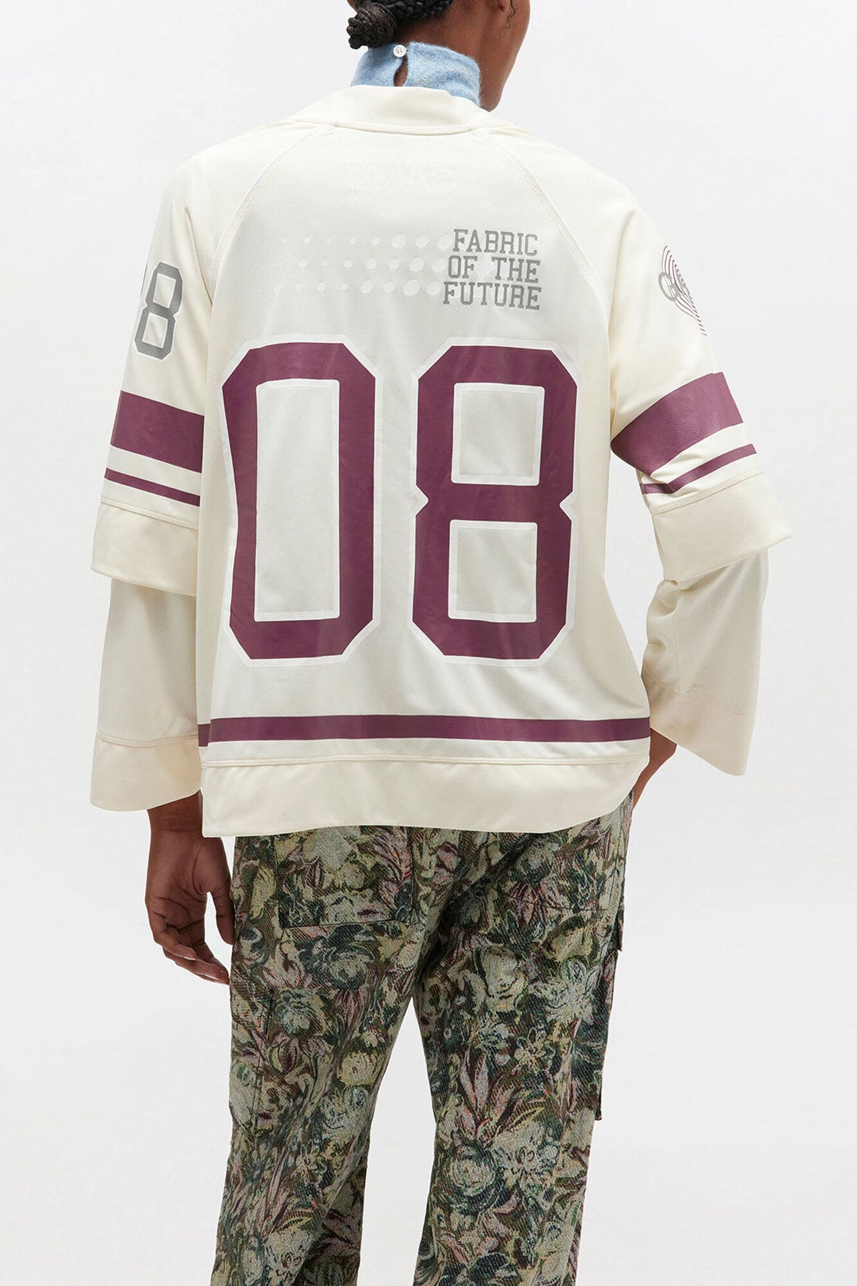 Ivory GANNI League Long-sleeve