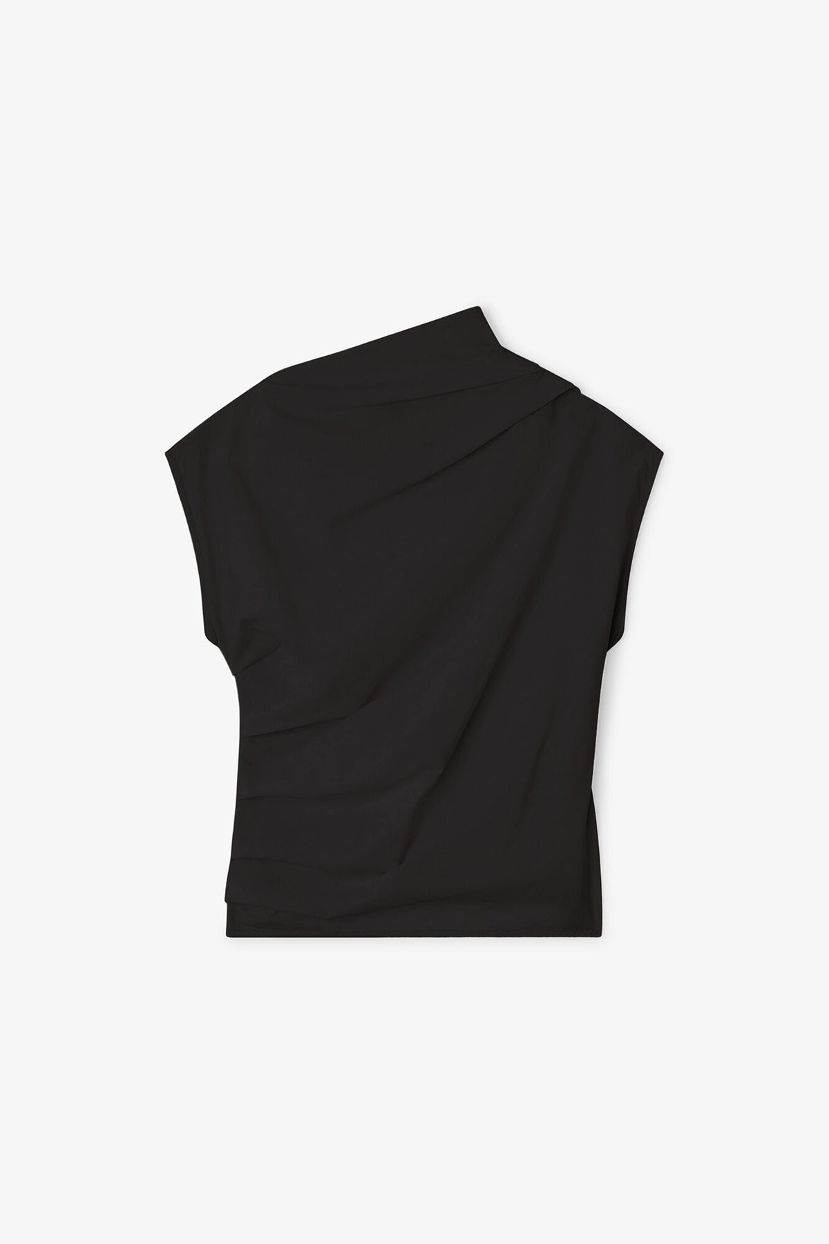 Black Ruched Top