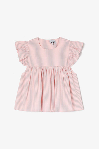 Pink Frill Sleeve Top