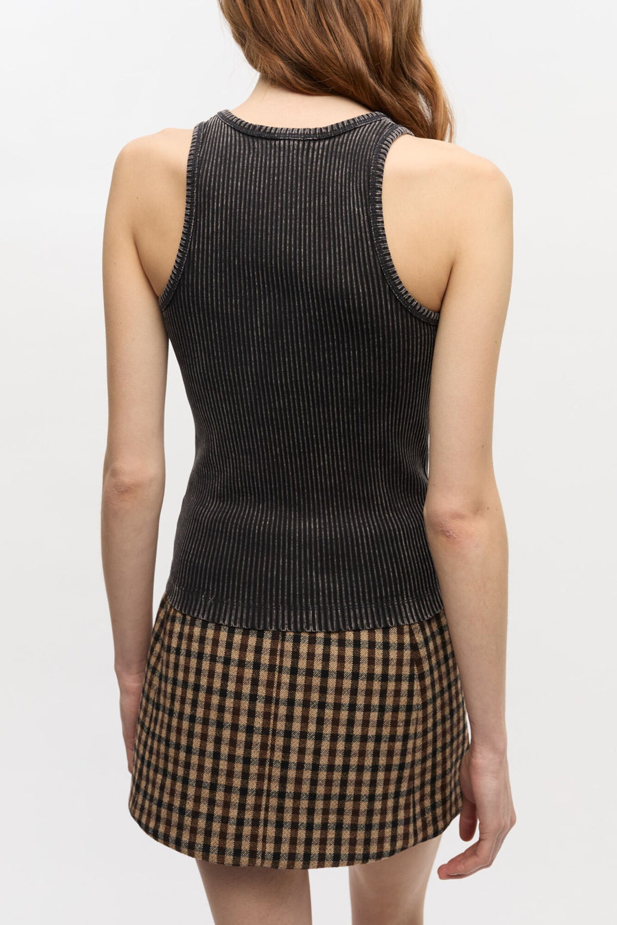 Black Washed Tank Top