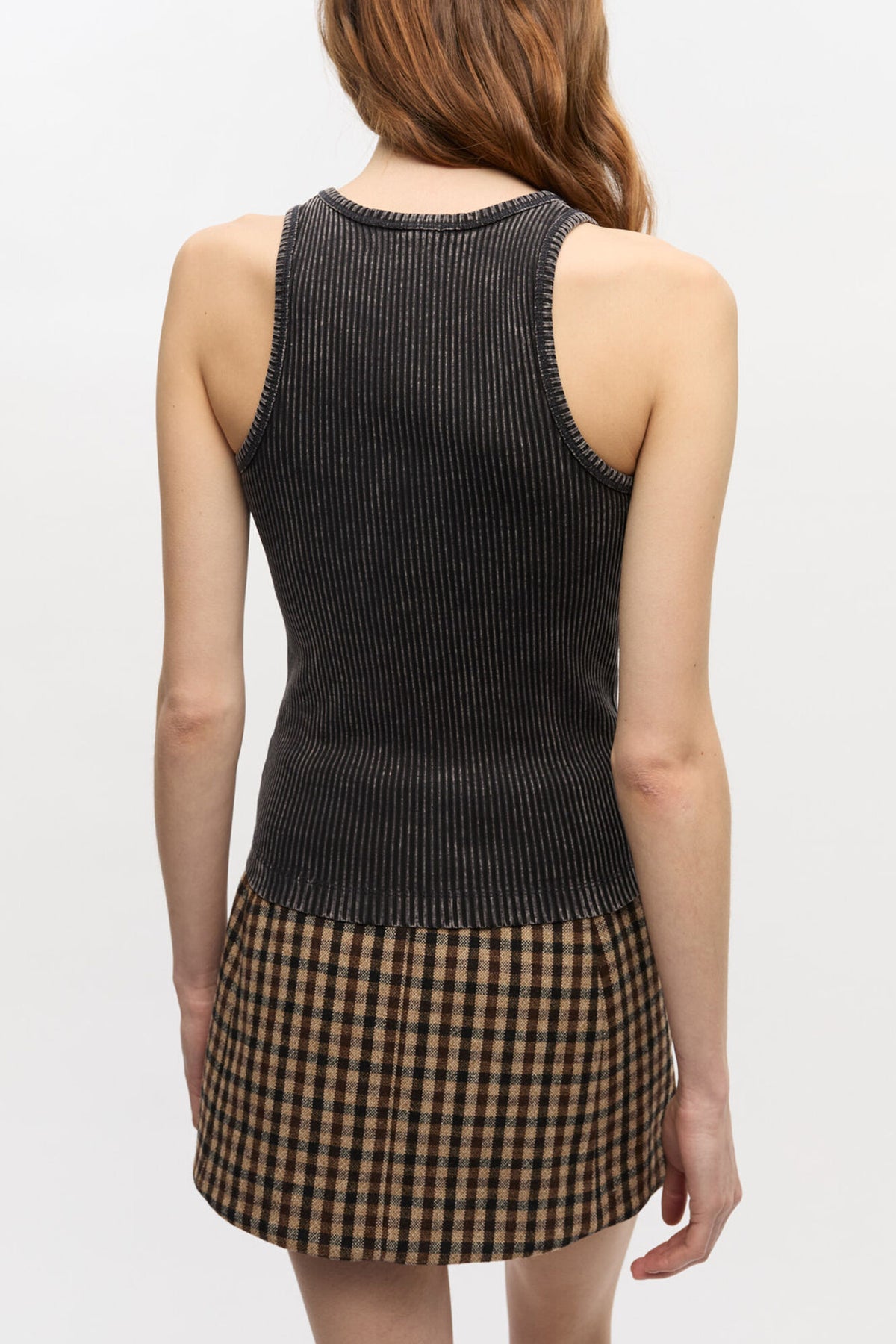 Black Washed Tank Top