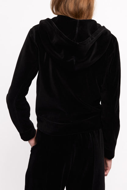 Heavy Velour Zip Hoodie