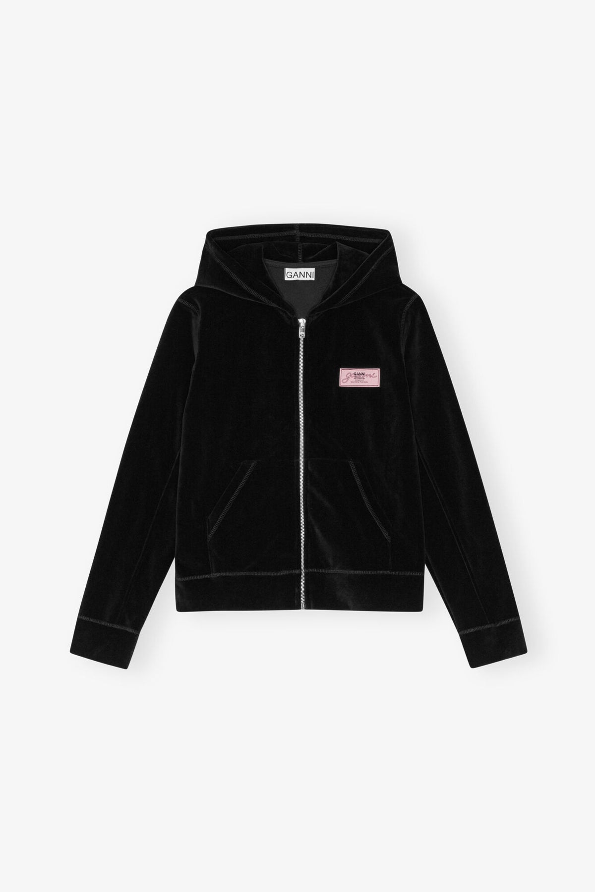 Heavy Velour Zip Hoodie