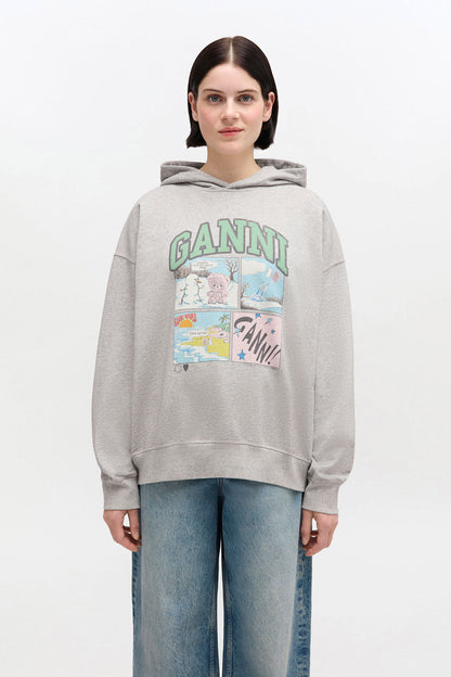 Grey Bear Comic Hoodie