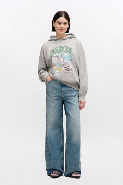 Grey Bear Comic Hoodie