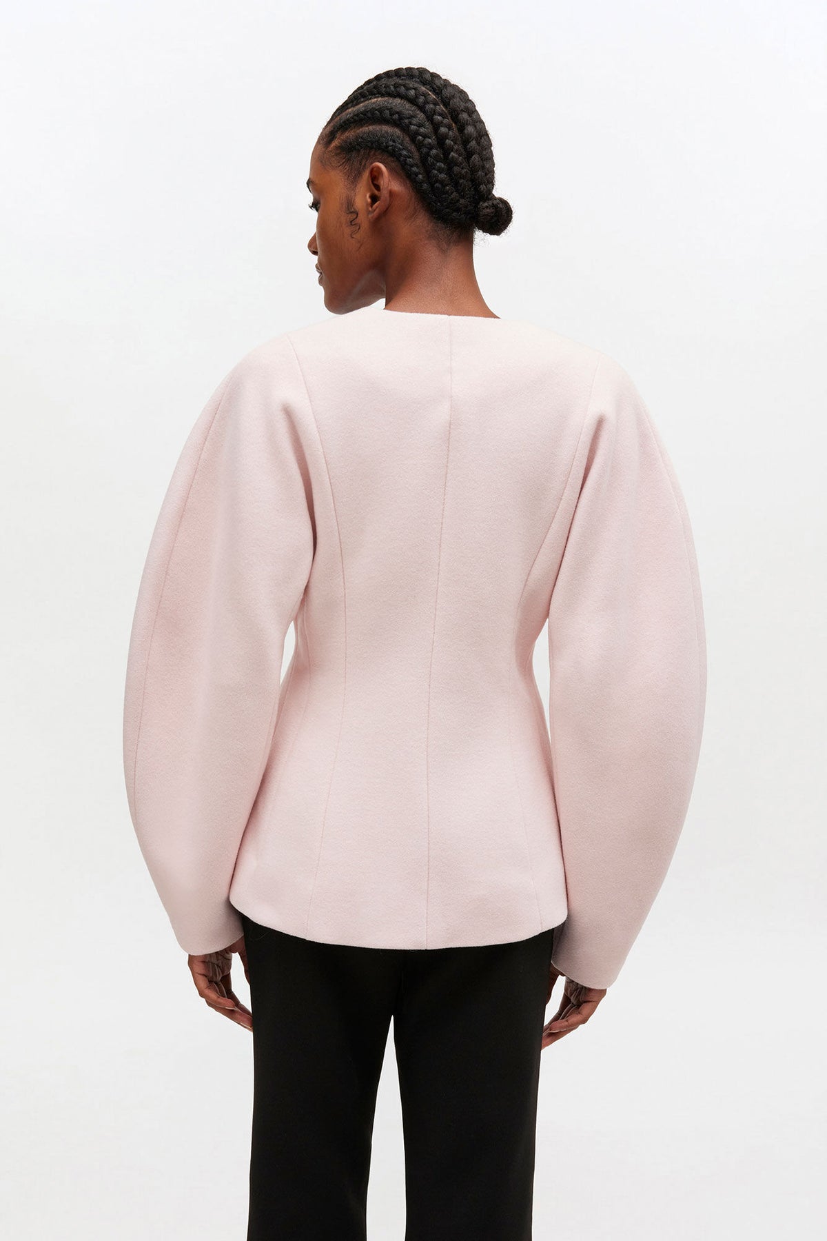 Pink Wool Blazer