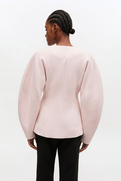Pink Wool Blazer