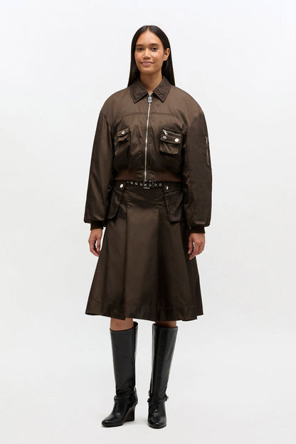 Duchesse Nylon Bomber Jacket