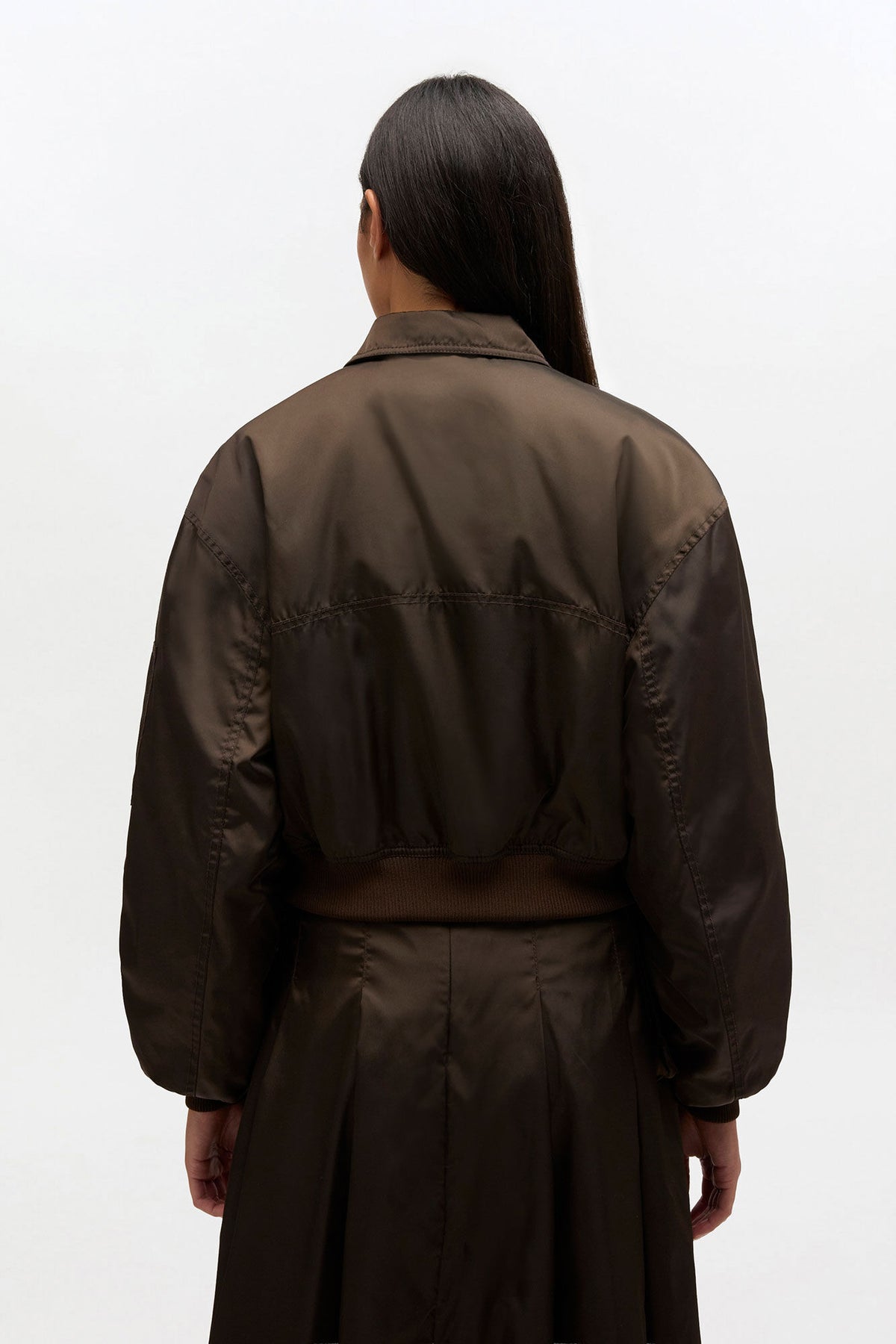 Duchesse Nylon Bomber Jacket