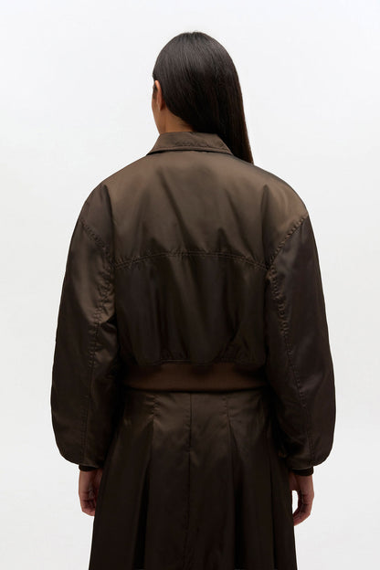 Duchesse Nylon Bomber Jacket