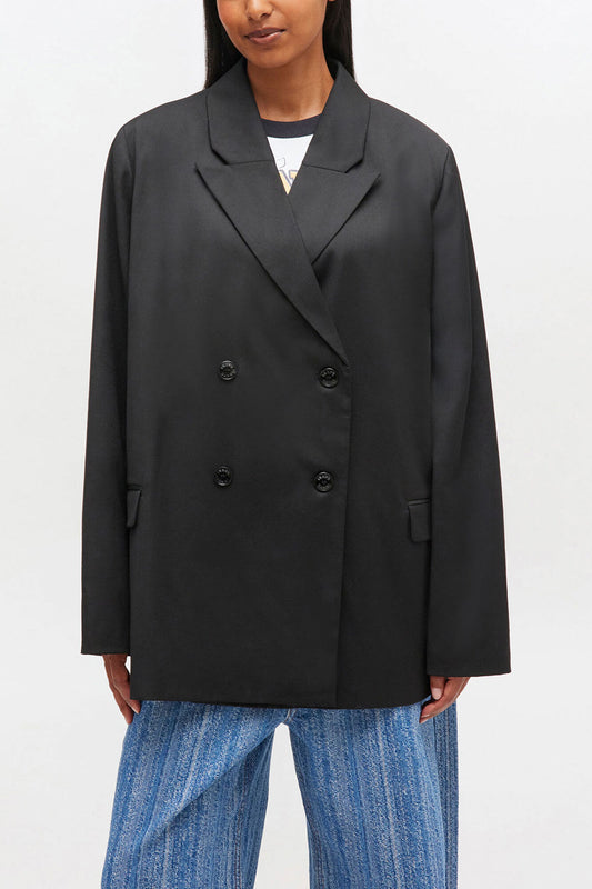 Double-breasted Wool Blazer