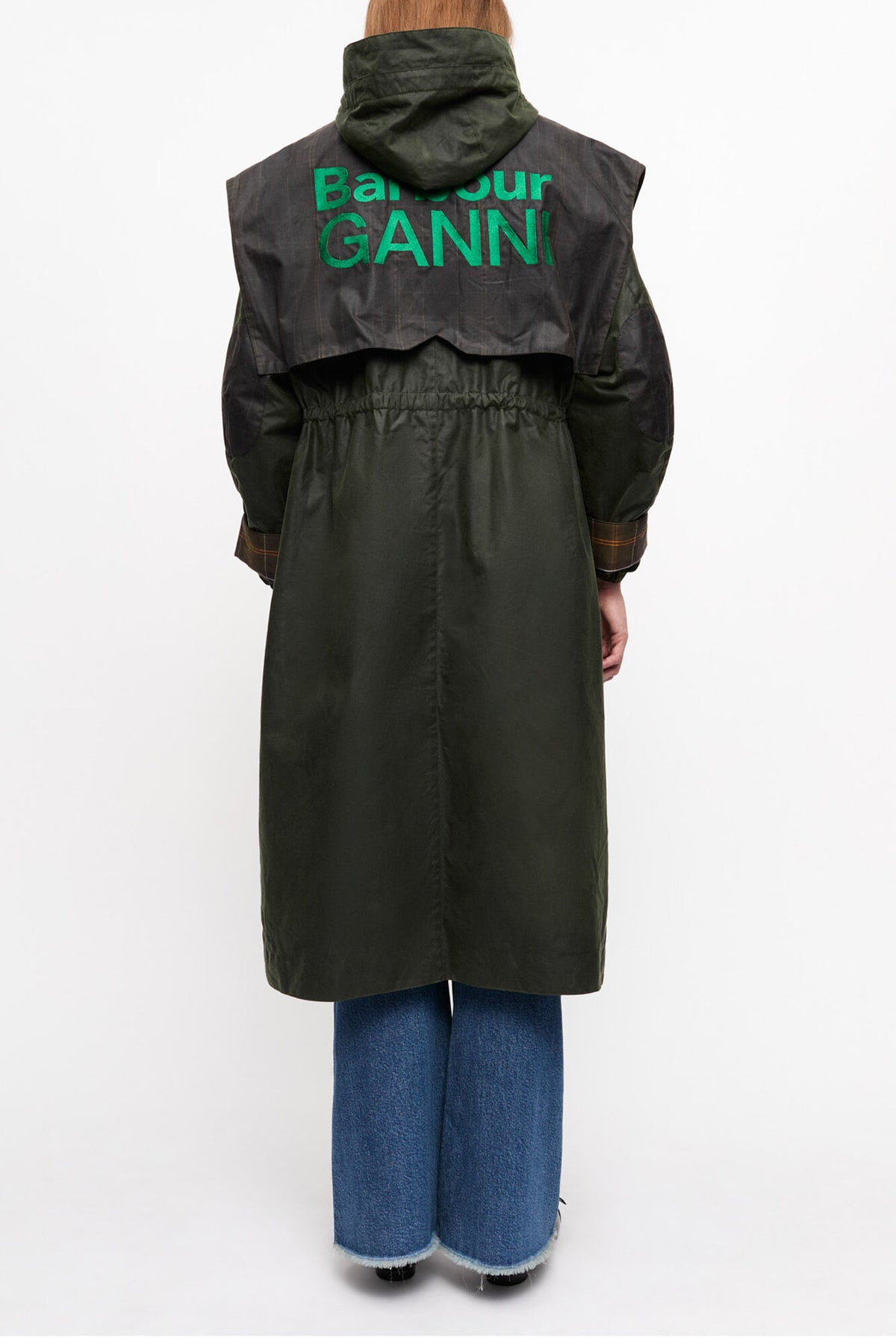 GANNI x Barbour Waxed Parka Jacket