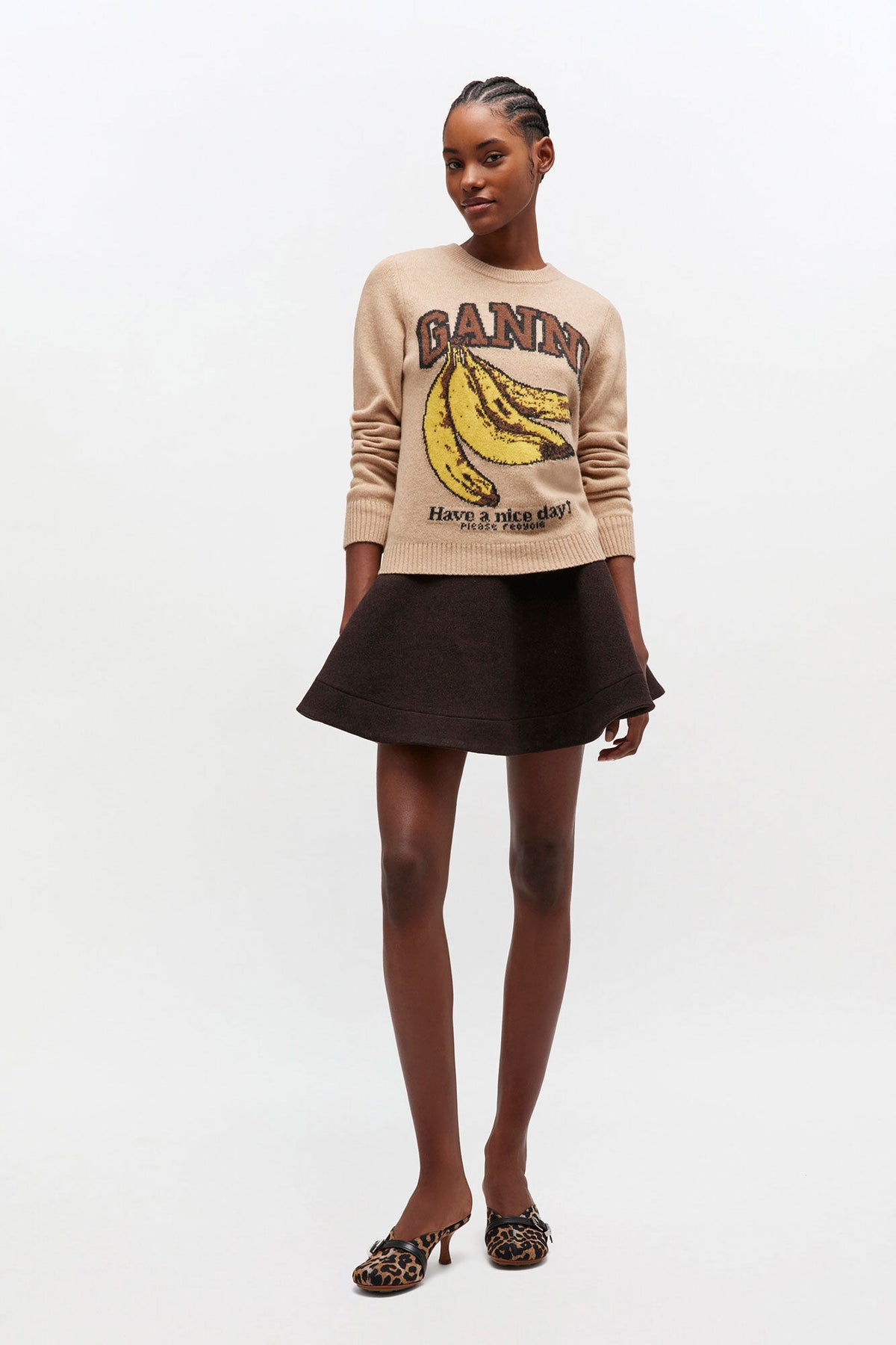 Graphic Wool Sweater