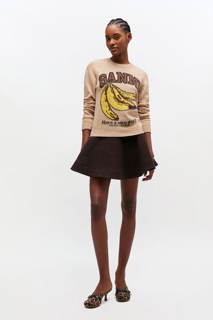 Graphic Wool Sweater