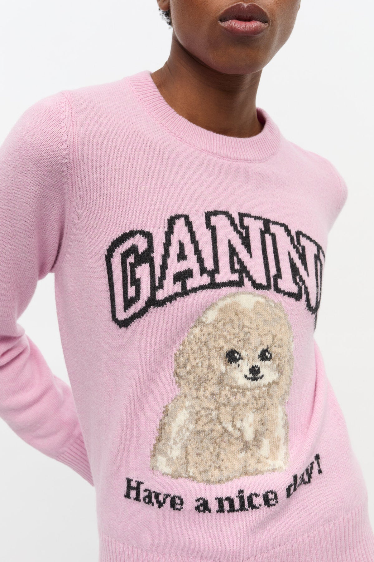 Pink Poodle Sweater