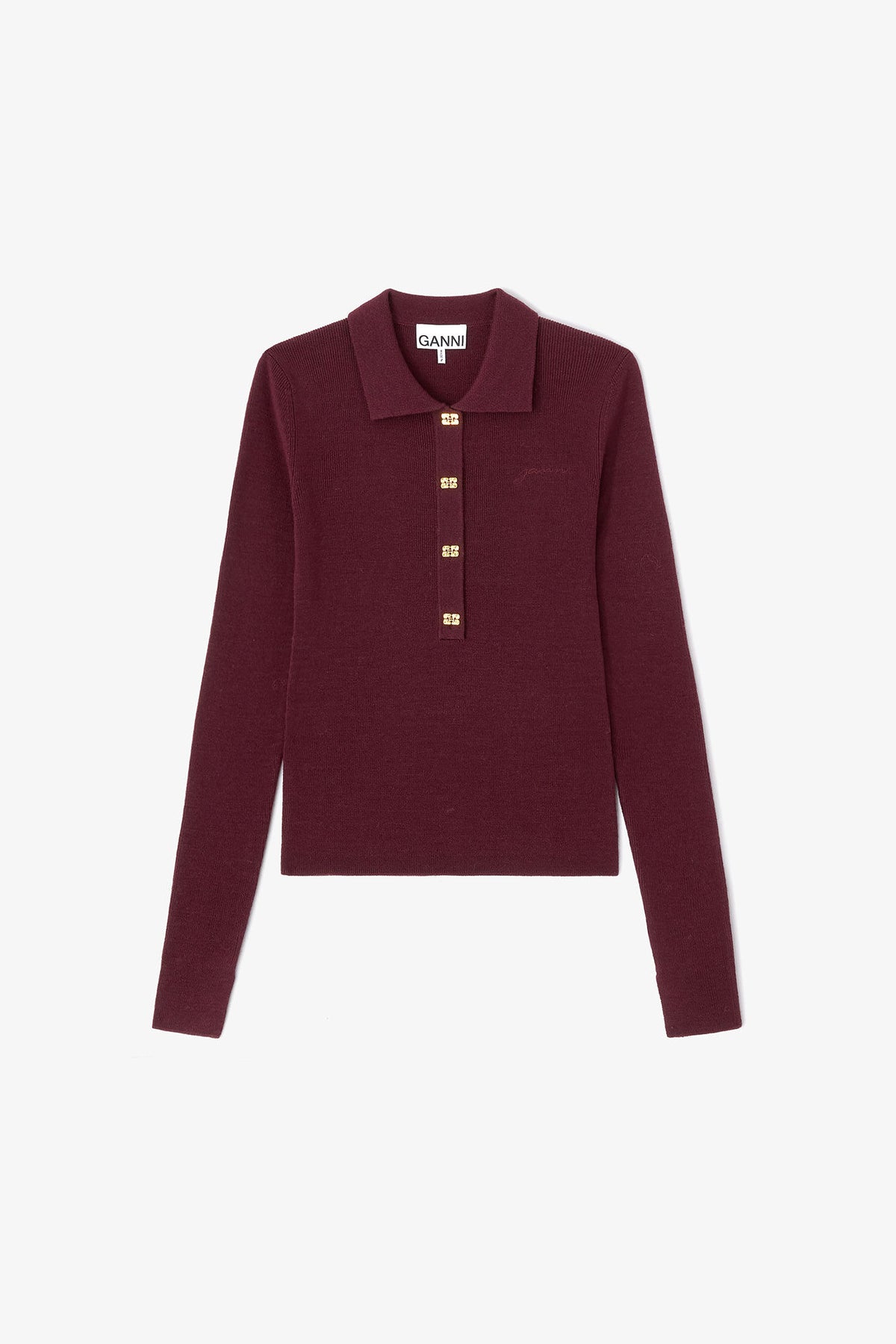 Knitted Polo Shirt