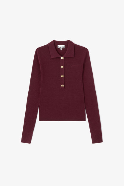 Knitted Polo Shirt