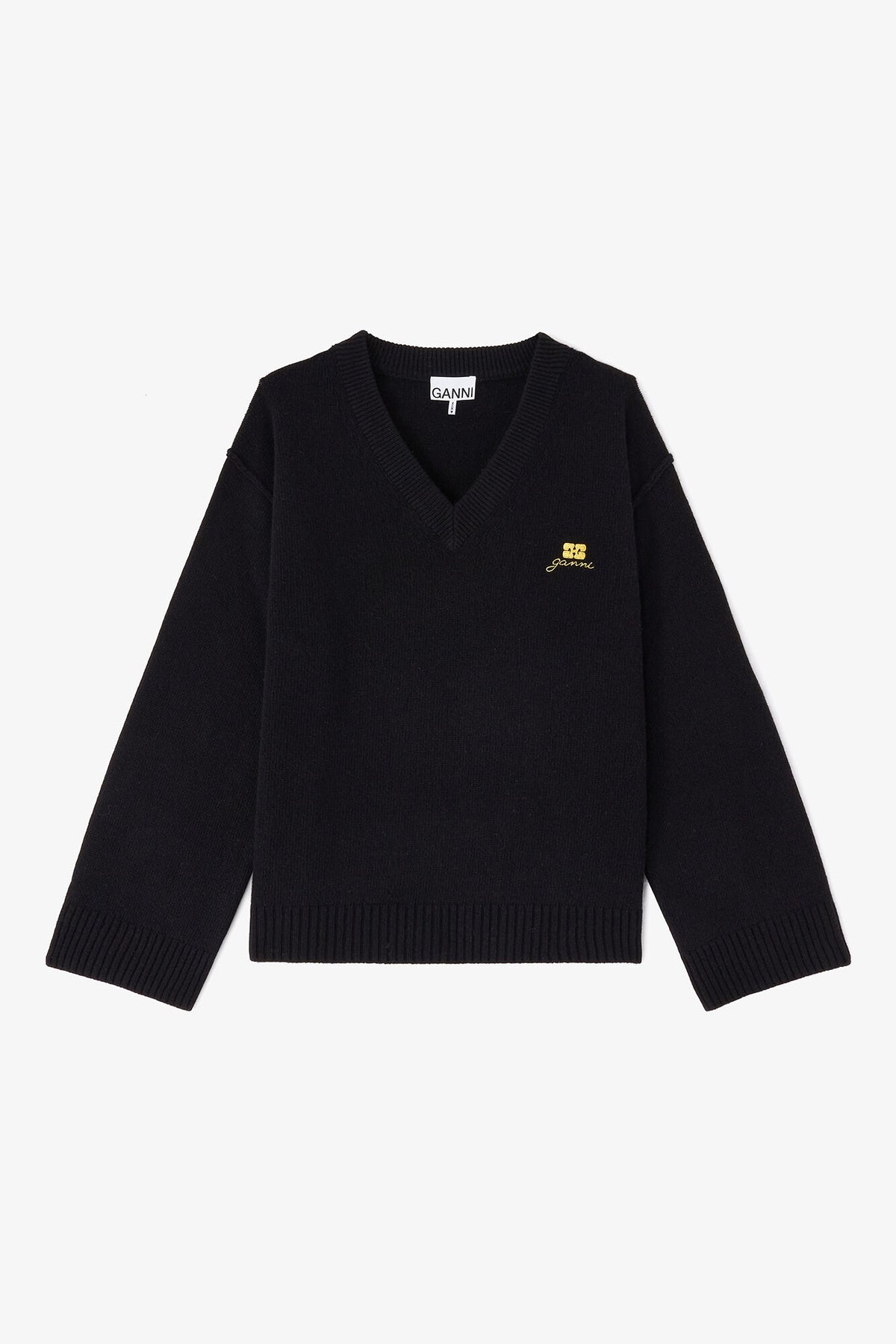 Wool Mix V-Neck Sweater