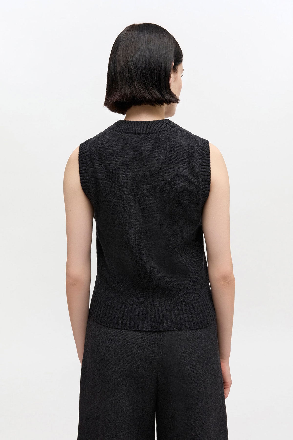 Graphic Wool Vest