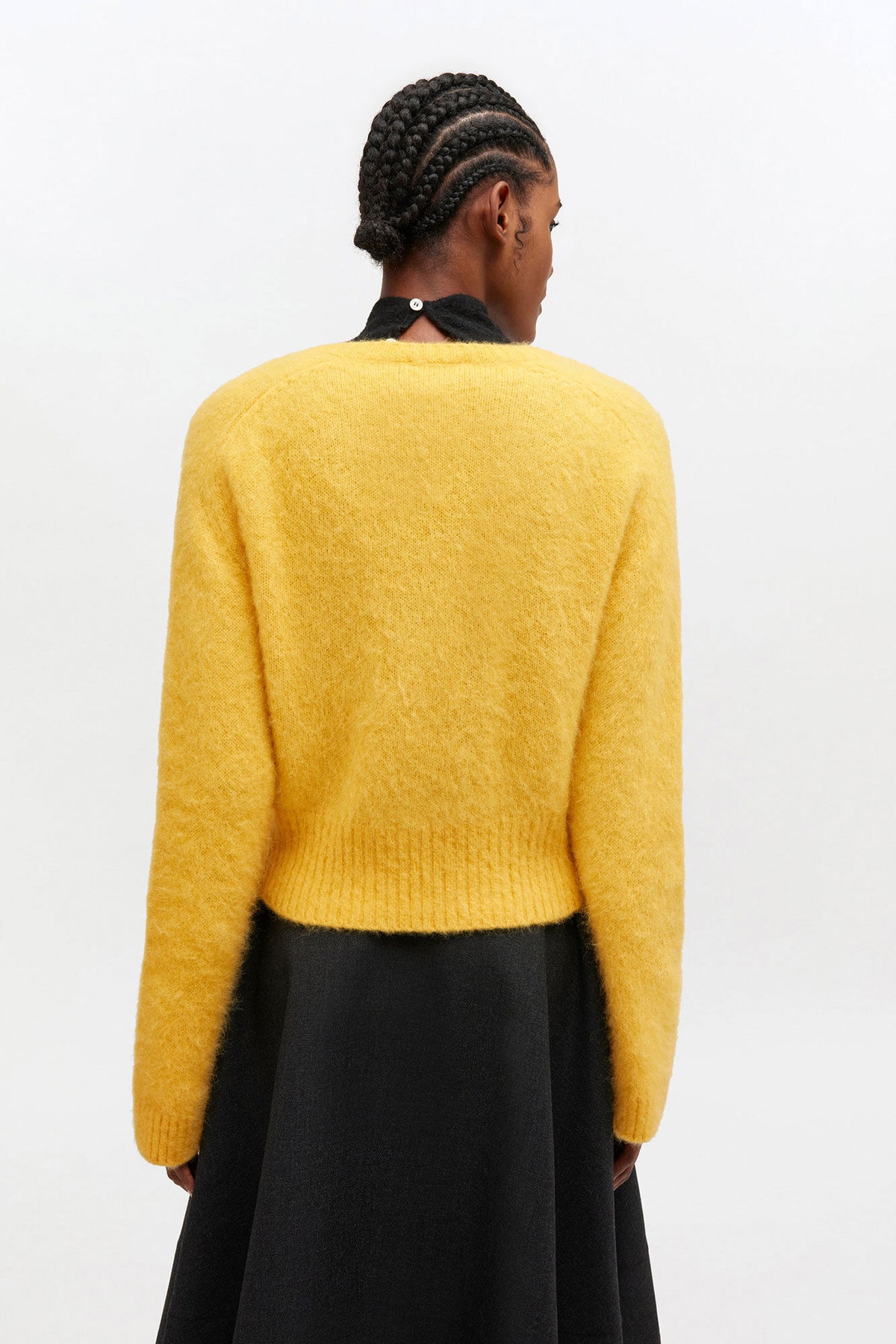 Yellow V-neck Sweater