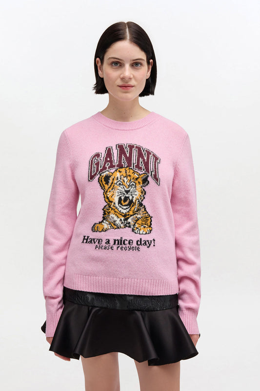 Graphic Wool Sweater