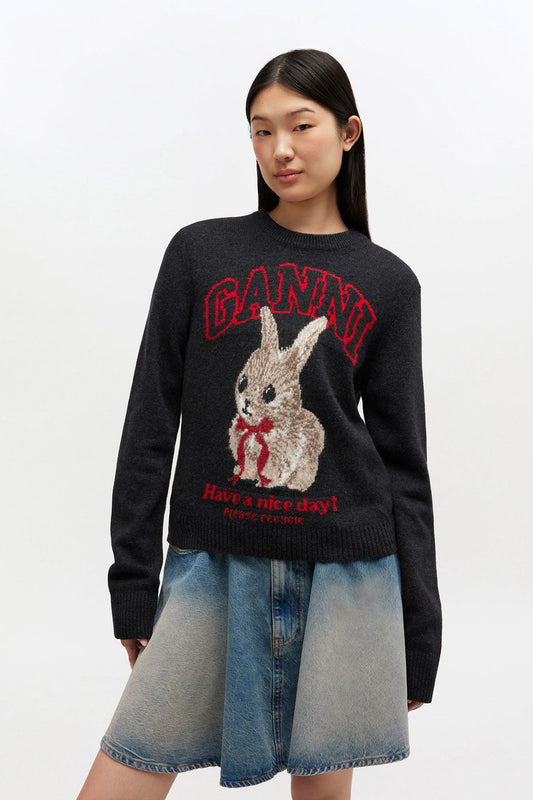 Graphic Wool Sweater