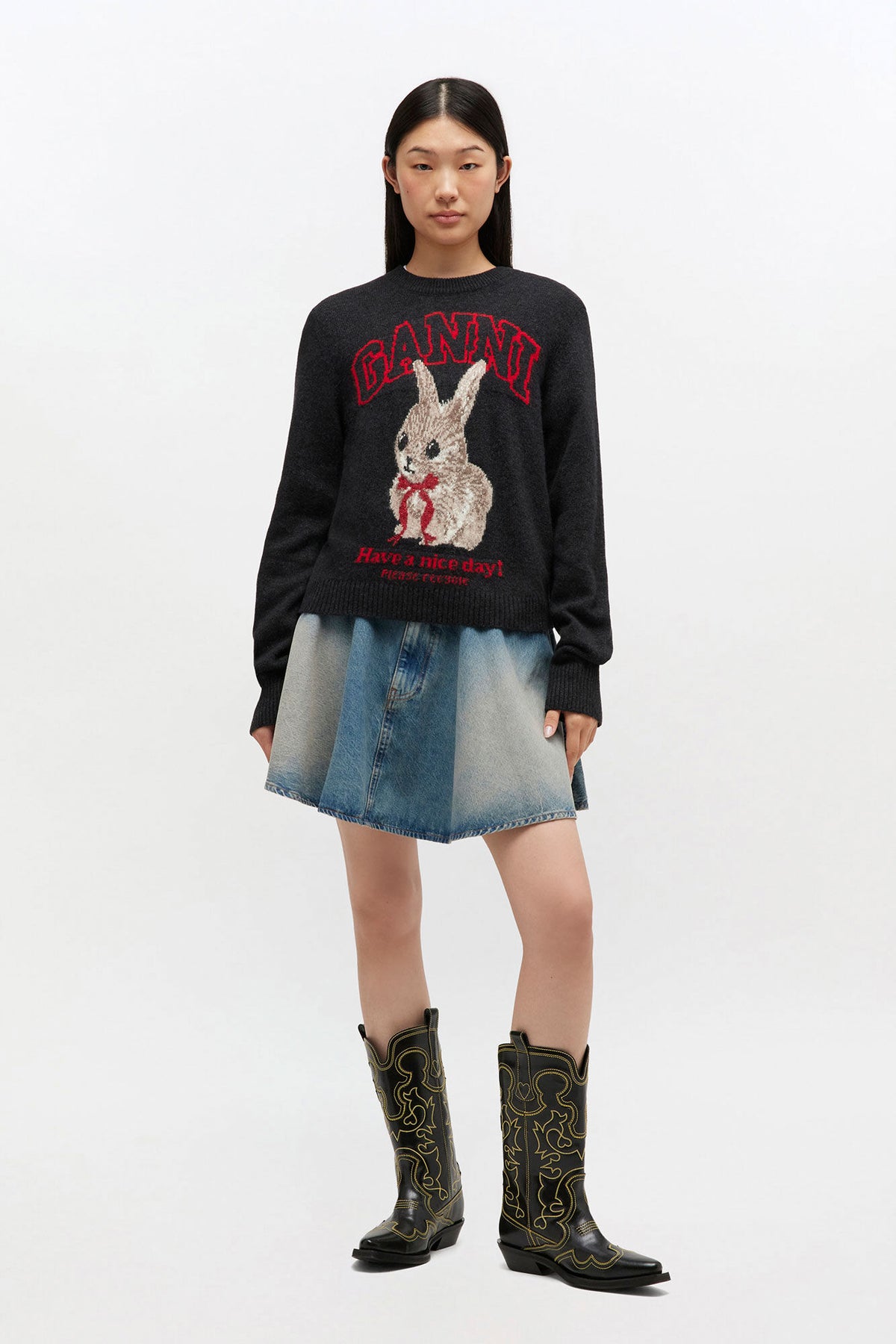 Graphic Wool Sweater