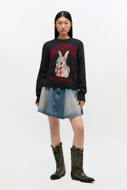Graphic Wool Sweater