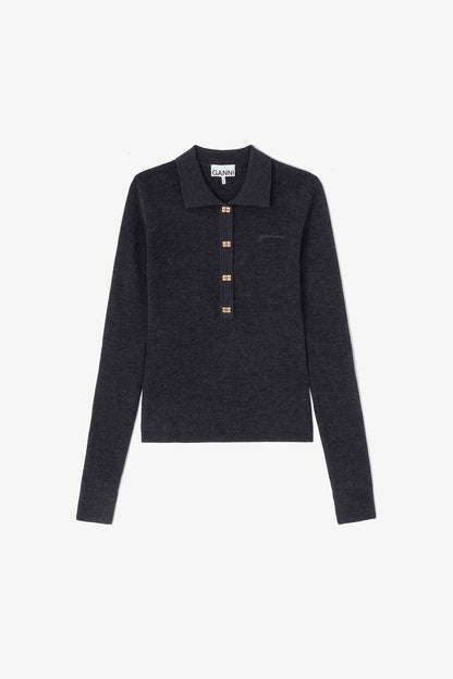 Knitted Polo Shirt