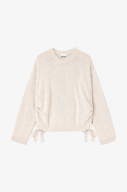 Beige Wool Mix Sweater