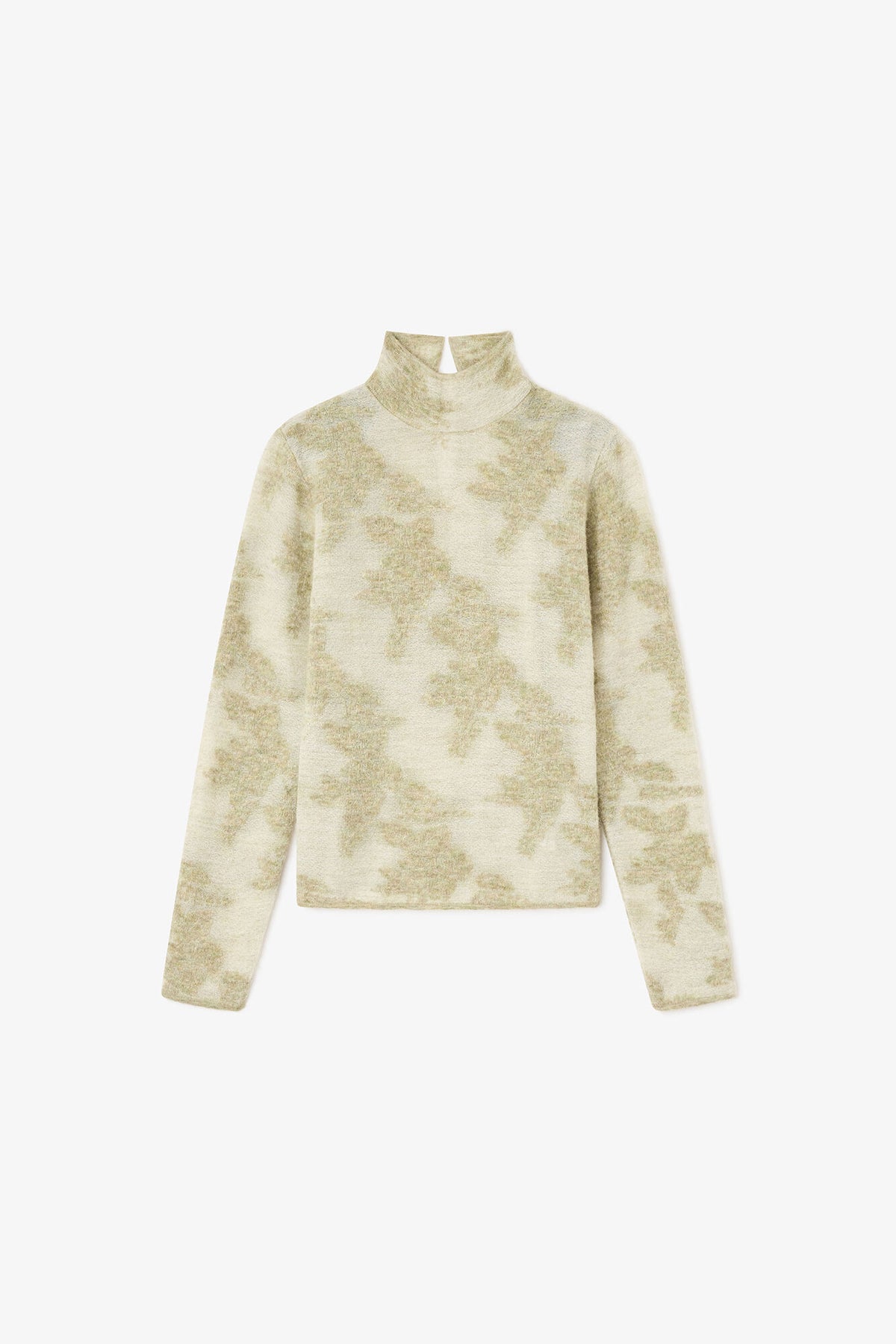 Green Sheer Turtleneck