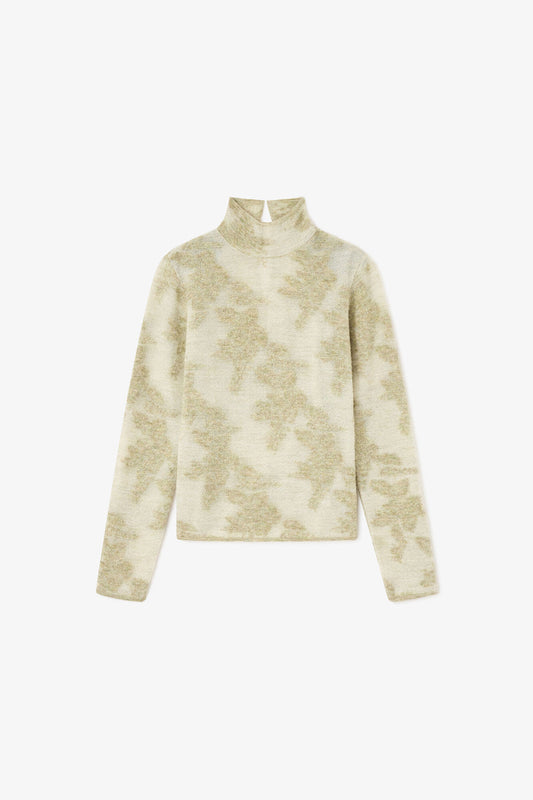 Green Sheer Turtleneck
