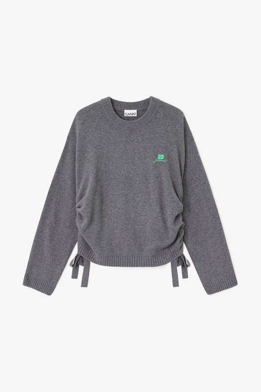 Grey Wool Mix Sweater