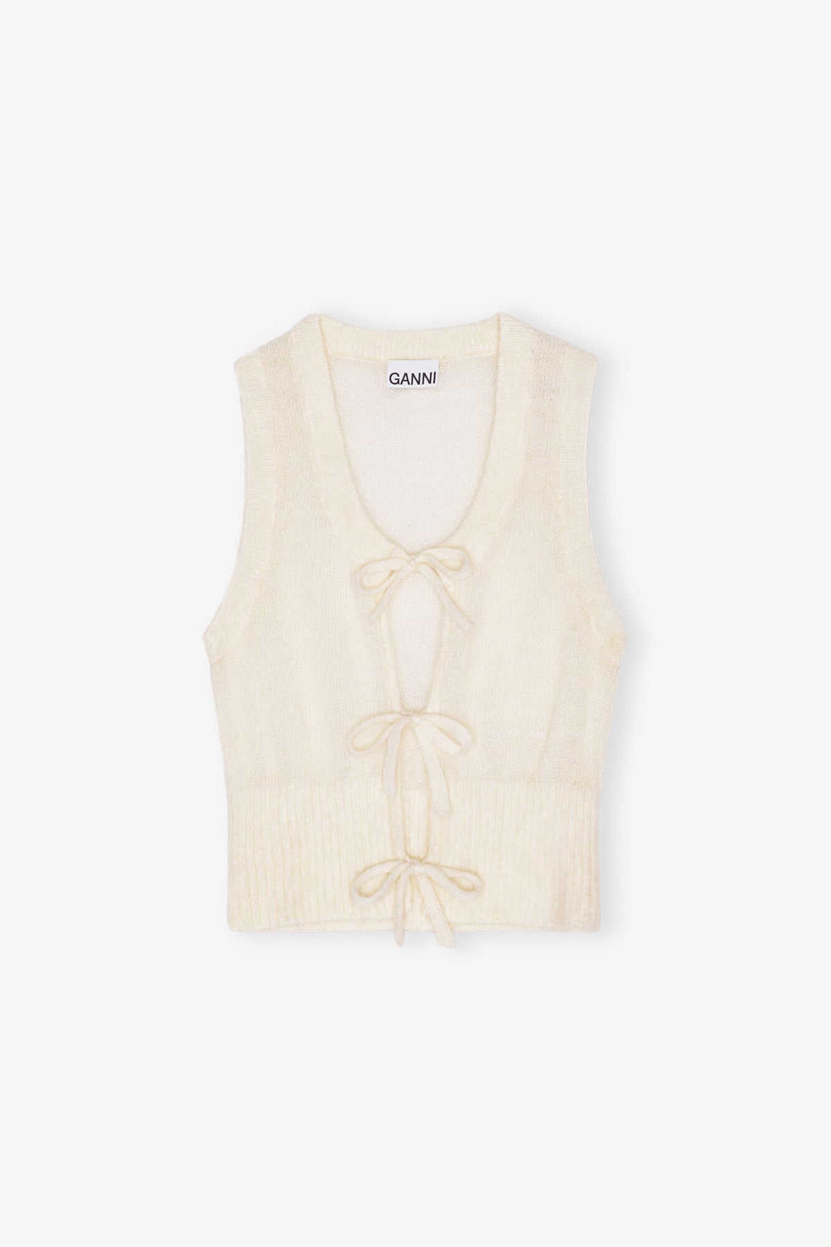 Ivory Tie String Vest