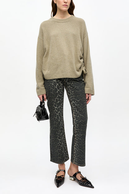 Brown Future Wool Mix Oversized Sweater