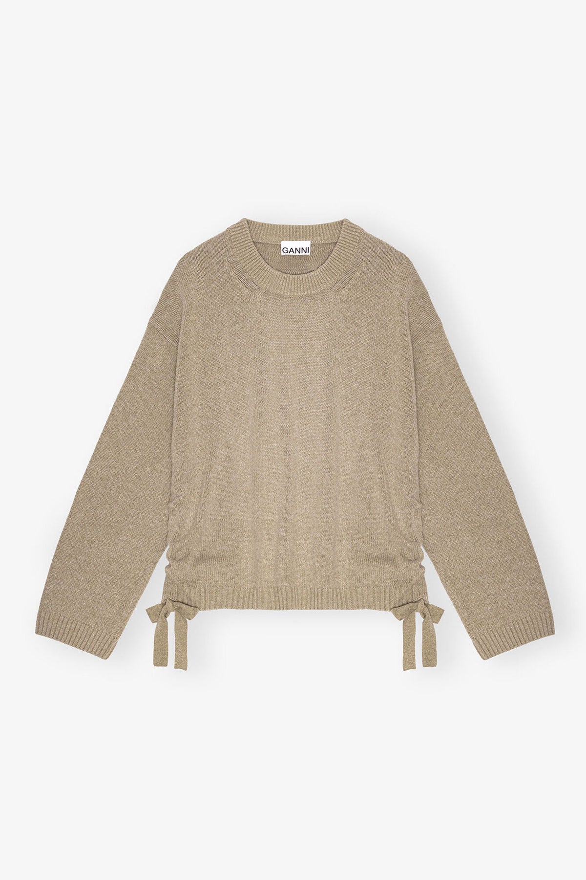 Brown Future Wool Mix Oversized Sweater