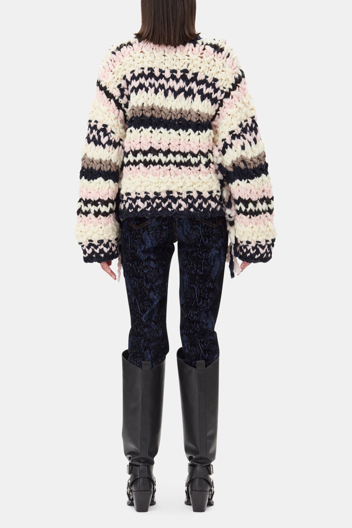 Multicolor Hand-Knit Sweater