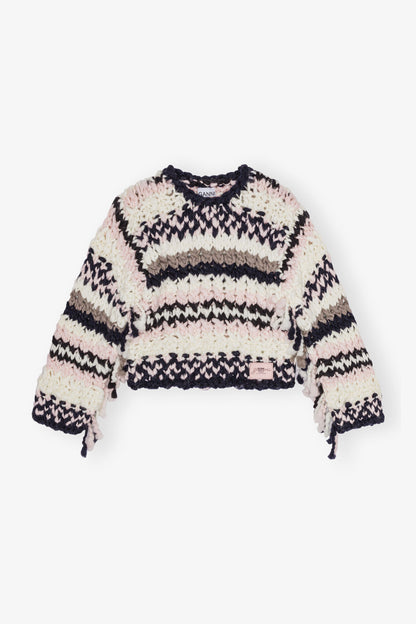 Multicolor Hand-Knit Sweater