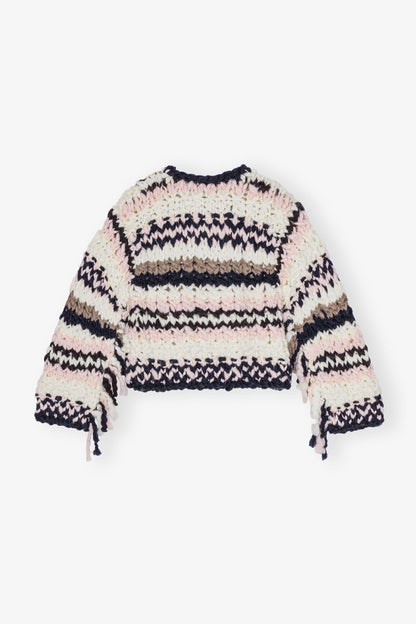 Multicolor Hand-Knit Sweater