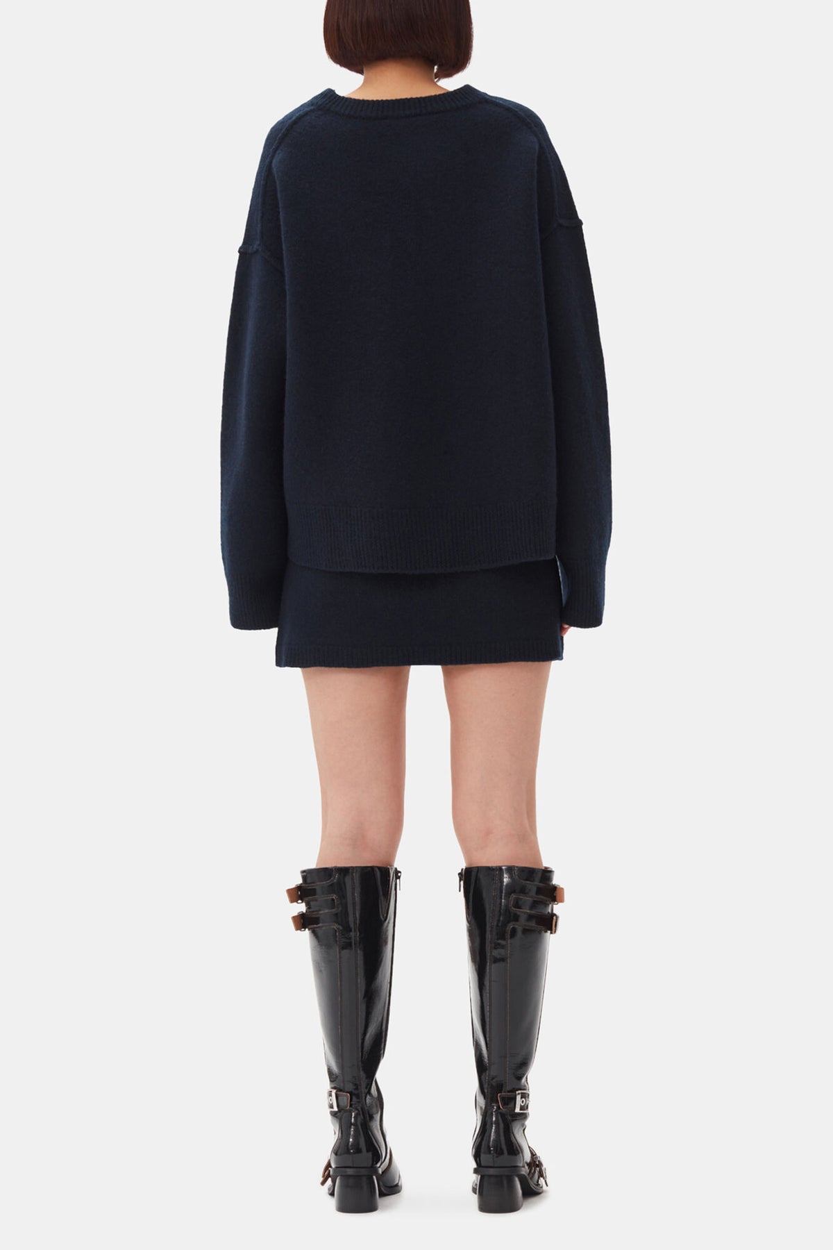 Dark Blue Wool Sweater