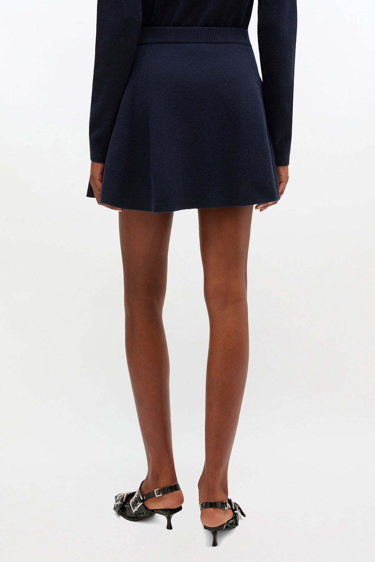Cashmere Wool Mini Skirt