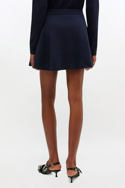 Cashmere Wool Mini Skirt