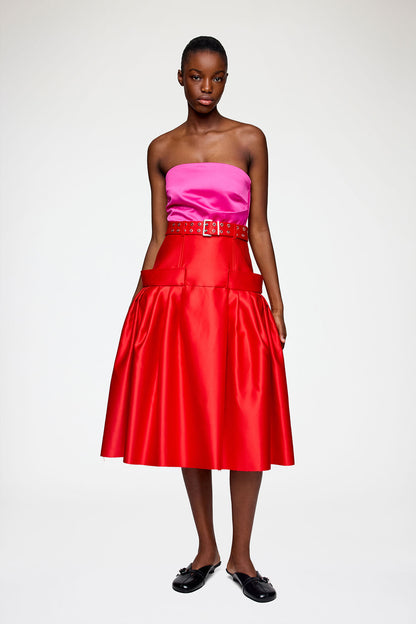 Skirt in Duchesse Satin