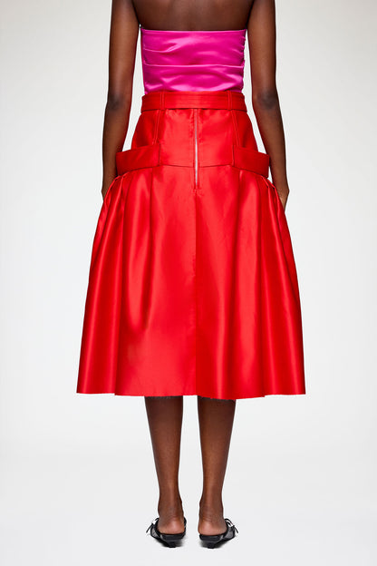 Skirt in Duchesse Satin