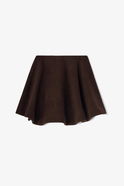 Peacoat Wool Circle Skirt