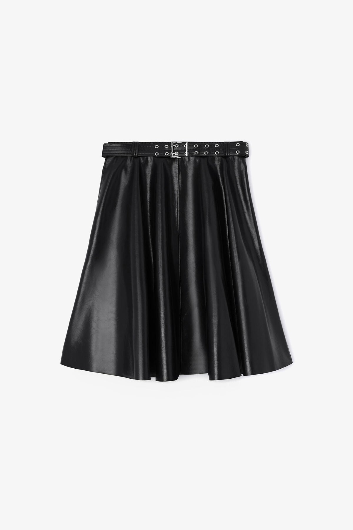 Recycled Leather Skirt